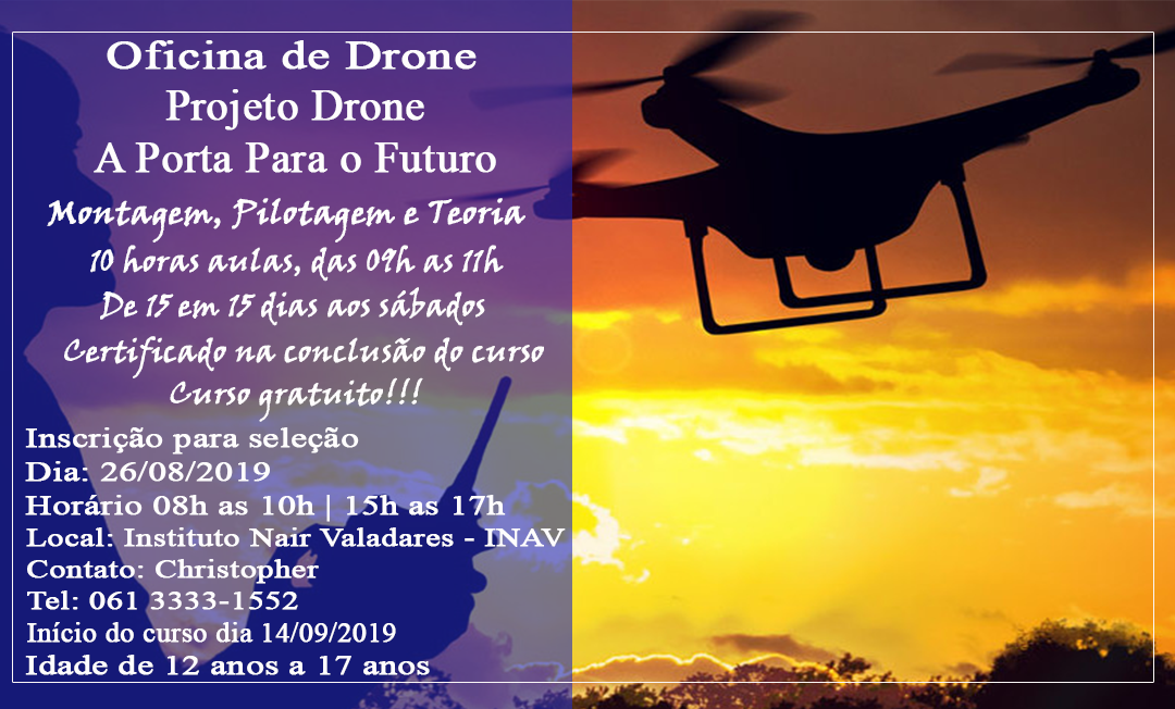 Oficina de Drone | Projeto Drone – A Porta para o Futuro!